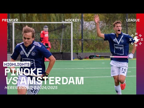 Pinoké - Amsterdam 🏑 Tulp Hoofdklasse Heren ‘24/’25 RONDE 2 | Samenvatting