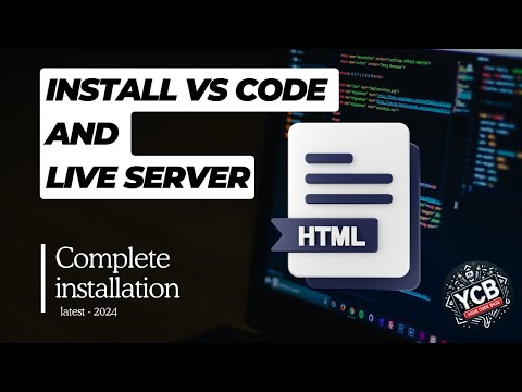 Html 2 Installing Vs Code Live Server Web Development Html Tutorial 2024 Html Css Js