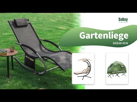 Gartenliege OGS28-HG Grau