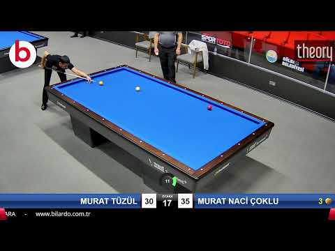 MURAT TÜZÜL & MURAT NACİ ÇOKLU Bilardo Maçı - 2022 1.LİG PLAY-OFF-FİNAL 1/4