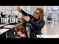 A DAY IN THE LIFE OF A COSMETOLOGY STUDENT| Toni&Guy Hairdressing Academy