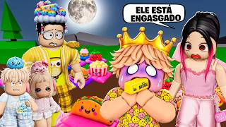 O BEBÊ GOLD ENGASGOU COM UM BUTTER SQUISHY EM NOSSA FESTA DO PIJAMA do BROOKHAVEN