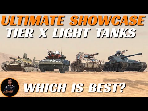 Playing All Tier X Light Tanks | SHOWCASE | WoT Blitz