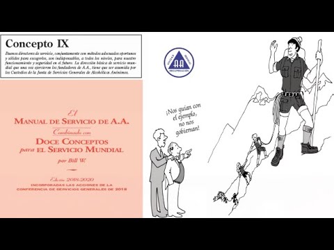 Concepto 9  | doce conceptos para el servicio mundial de Alcoholicos Anonimos
