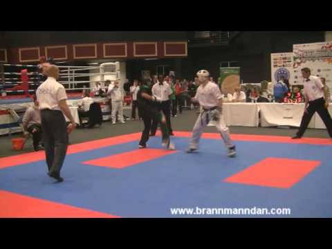 Dave Heffernan v Ross Levine WAKO 2011 -94kg Division