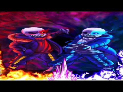 Underfell Sans VS Undertale Sans - Red VS Blue (Music)