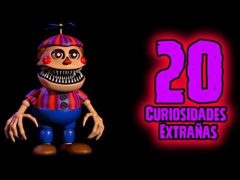 TOP 20: 20 Curiosidades Extrañas Que No Sabias De Nightmare Balloon Boy En FNAF 4 Halloween