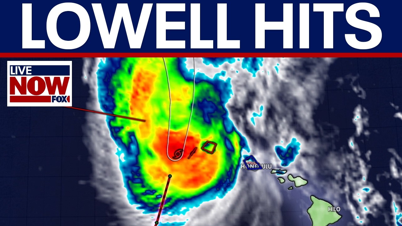 Hurricane Lowell makes direct hit on Hawaii, first ever tornado watch issued for Hawaii