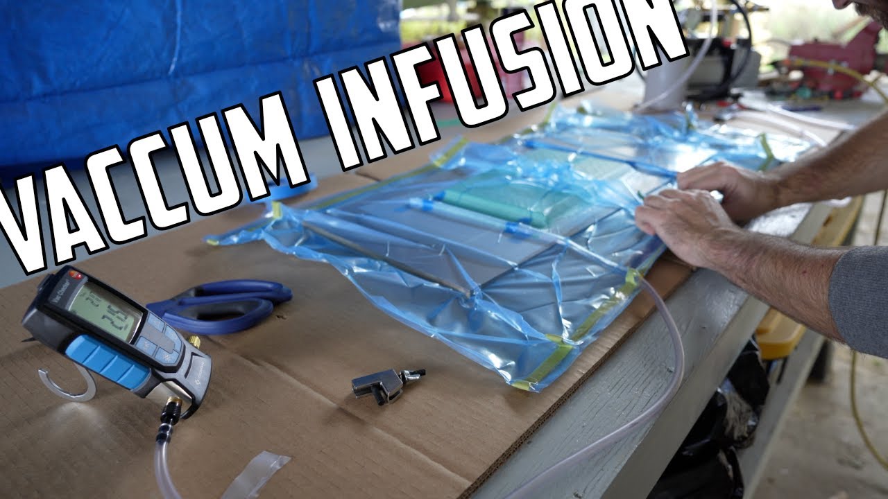 ⛵️Hurricane damaged catamaran. Vacuum infusion hatch test