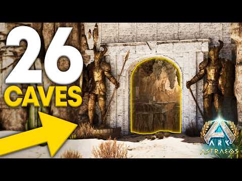 TOP 26 NEW Caves on ASTRAEOS PYRANTHOS! | ARK: Survival Ascended