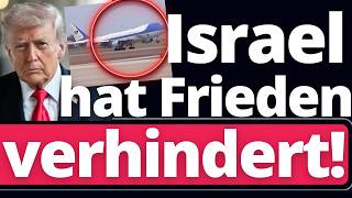 Achtung: Israel beendet TRUMPS Iran-Verhandlung! Was passiert hier!?
