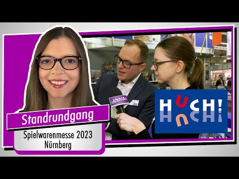 Neuheiten – HUCH! – Spielwarenmesse 2023 in Nürnberg (Spiel doch mal!) Standrundgang