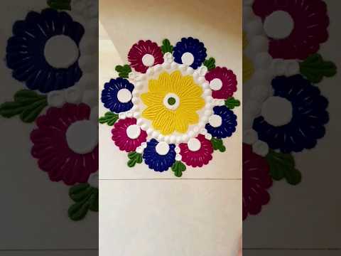 #smallrangoli#rangoli#rangolidesigns#festivalrangoli#shorts#viral#youtubeshorts@yatharth&momsworld