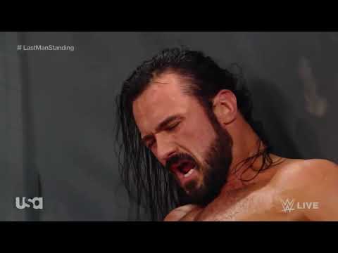 Dean ambrose Vs Drew MacIntyre Last Man Standing Match 2019