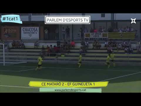 Resumen del CE Mataró 2 - EE GUINEUETA 1 (Jornada 2) 2019-2020