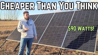 I Tried GIANT 590W Solar Panels [Mind = Blown]