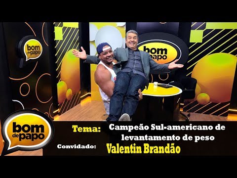 Programa Bom de Papo - 04/10/2017 - Valentin Moreira Brandão