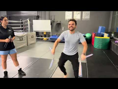 Sensei Abby does Nunchaku form 2 and Sensei Matt Emig gives her some recommendations …