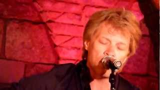 Not Running Anymore Jon Bon Jovi Live Acoustic Napa San Francisco Aug 28 2012