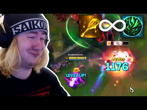 Veigar but it's urf so I get infinite stacks and press r lol