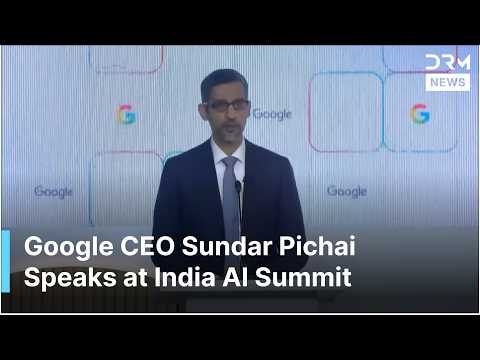 FULL SPEECH: Sundar Pichai Says India Will Have an “Extraordinary Trajectory” With AI Growth | AI1G