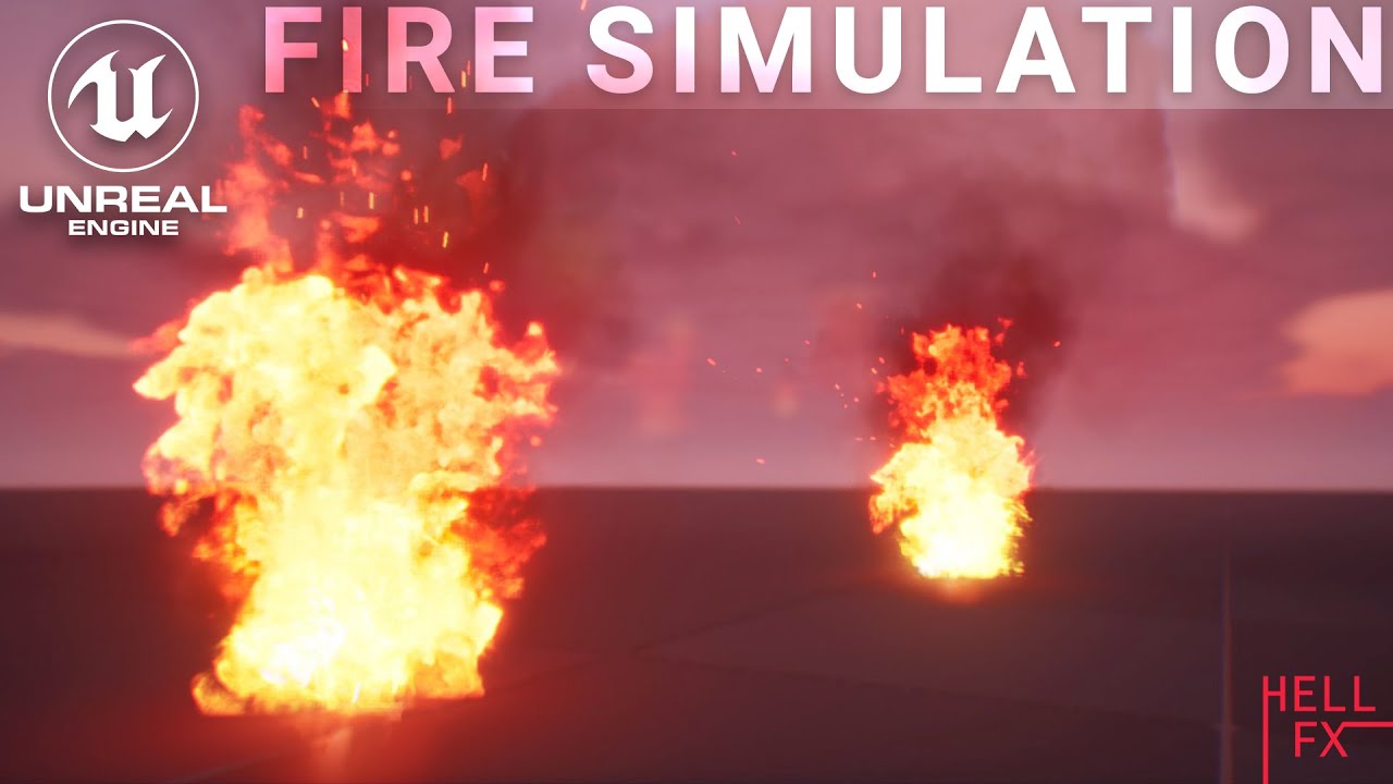 Fire Simulation FX in Unreal Engine Niagara | in 12 minutes