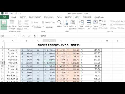 How to Freeze the Top Rows of an Excel Spreadsheet