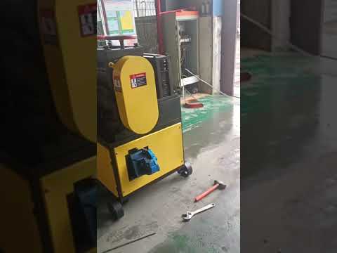 Máy duỗi cắt sắt rối, sắt phế liệu