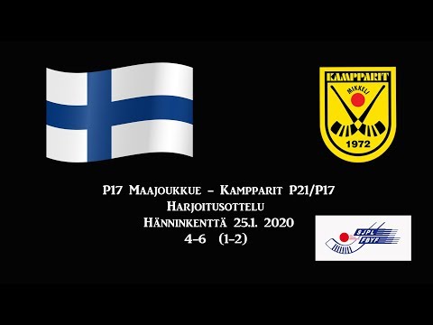 P17 Maajoukkue - Kampparit P21/P17  Suoratoisto 25.1.2020
