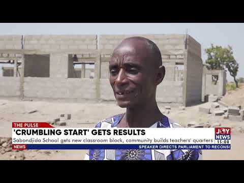 Sabbondjida school gets new classroom, community builds teachers' quarters | The Pulse(2-6-26)