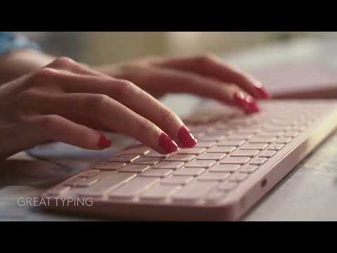 Logitech Casa Pop-Up Desk Work From Home Kit with LED Lighting and Bluetooth (Bohemian Blush)