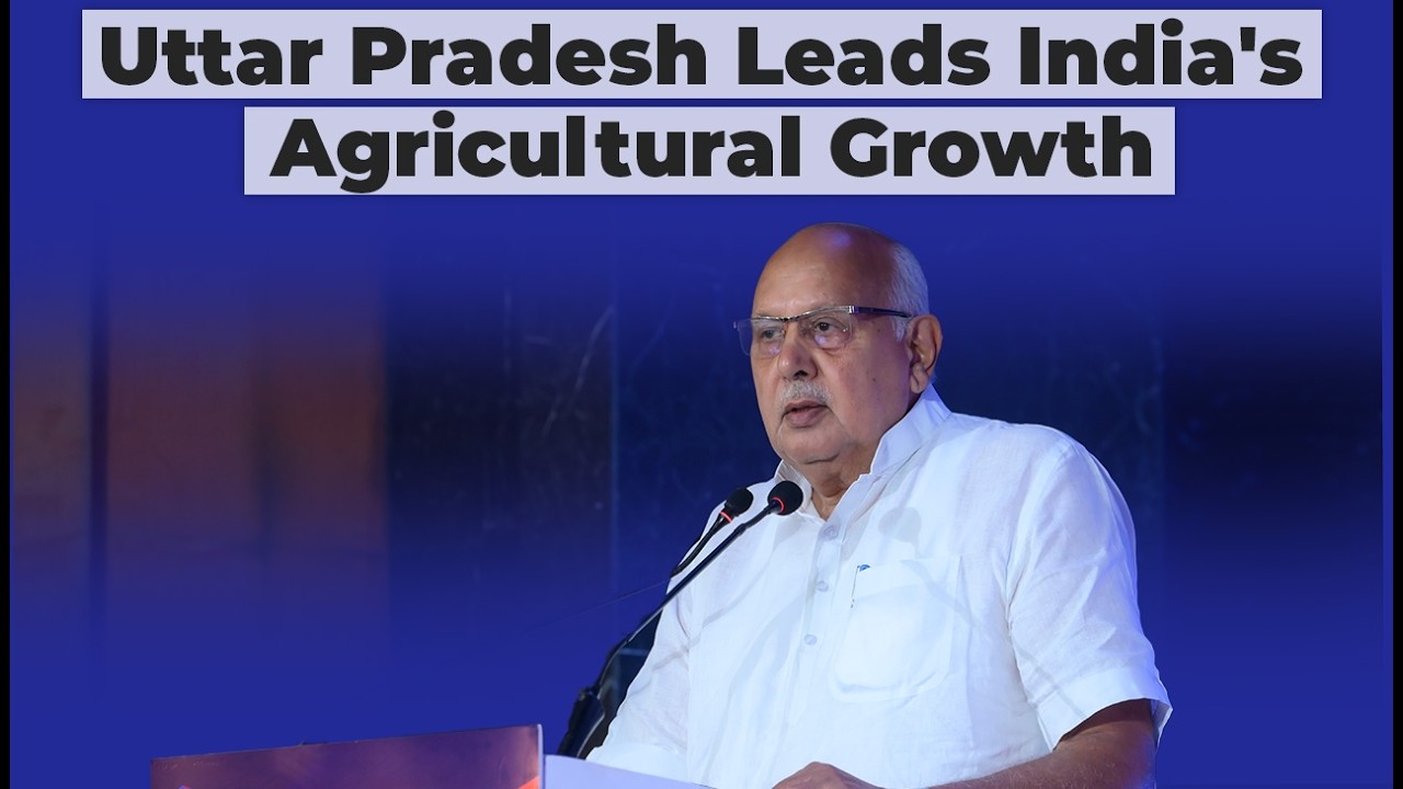 Uttar Pradesh Leads India's Agricultural Growth | Surya Pratap Shahi