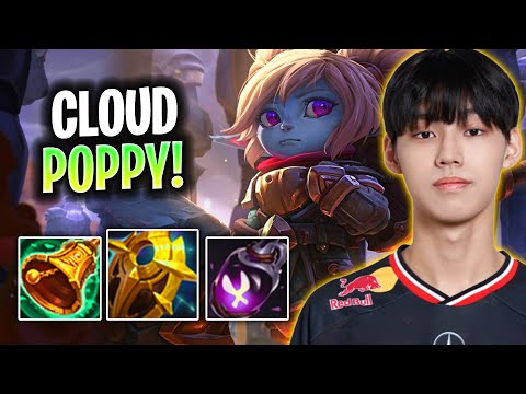 CLOUD IS A GOD WITH POPPY! | T1 Cloud Plays Poppy Support vs Lulu! Season 2025