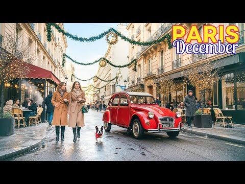 13 December 2025 – Paris Winter Walk 🔔 | December in Paris | 4K HDR Paris walk
