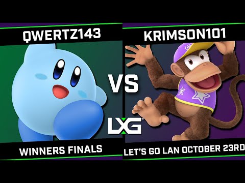 qwertz143 (Kirby) vs Krimson101 (Diddy Kong) - LXG Let's Go LAN October 23rd - Winners Finals