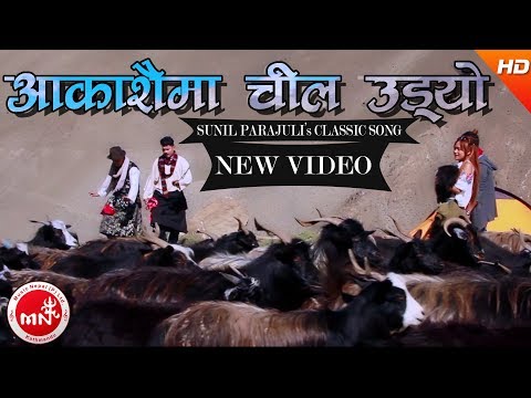 Aakashaima Chil Udyo Dharti Ma Chaya - Sunil Parajuli | Kishwor Gurung | Nepali Old Is Gold