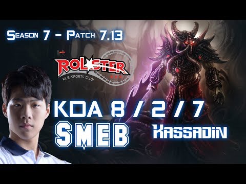 KT Smeb KASSADIN vs VIKTOR Mid - Patch 7.13 KR Ranked