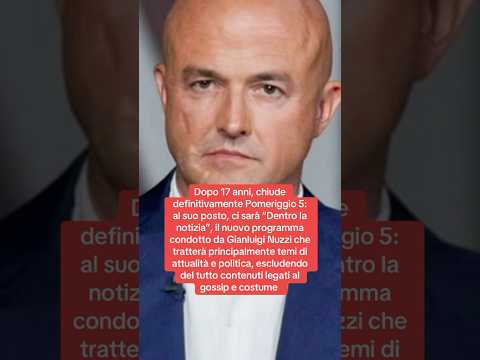 Pomeriggio 5 chiude i battenti, al suo posto arriva “Dentro la Notizia”