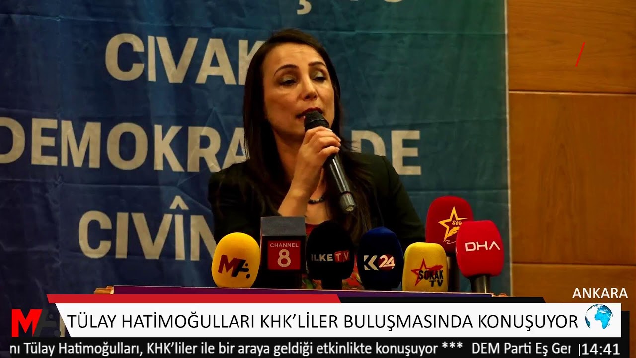 Tülay Hatimoğulları KHK’lerle Buluşmasında Konuşuyor