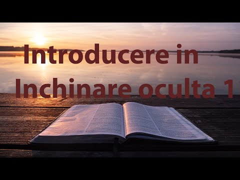 Introducere inchinare oculta 1