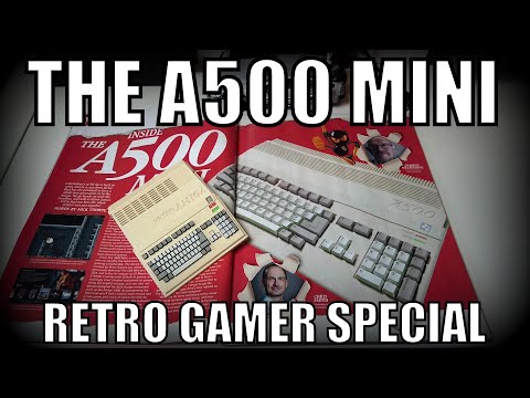 The A500 Mini Retro Gamer Magazine 10 Page Special Amiga 500 Mini One Week Before Official Launch
