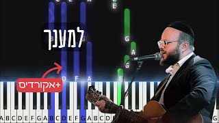 L'maancha - Eitan Katz. למענך. Easy piano tutorial with chords and sheet music.