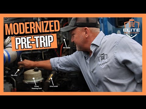 Modernized Class A CDL Pre-Trip Inspection