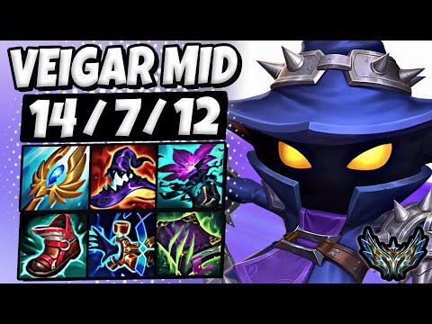 Veigar vs Azir [ MID ] Korea Challenger Patch 14.8 ✅