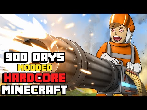 Insane Hardcore Minecraft: 900 Days, Epic Mods!