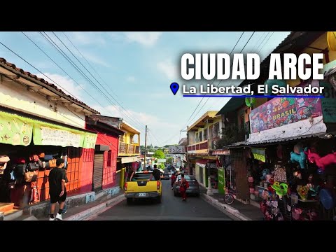 Así es Ciudad Arce, La Libertad | Vida Cotidiana en El Salvador 4K