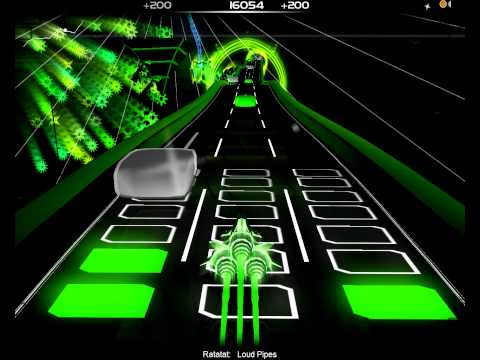 Audiosurf - "Ratatat - Loud Pipes"