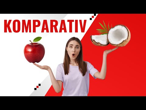 Komparativ Lied Steigerung vom Adjektiv Song mit Text zum Mitsingen Comparative song in German