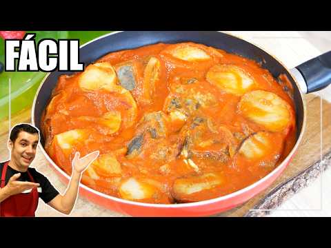 El PESCADO en SALSA más FÁCIL y RICO