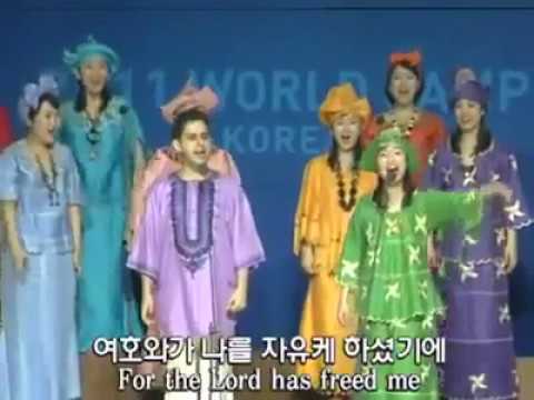 Les coréens chantent - Je suis dans la joie en français